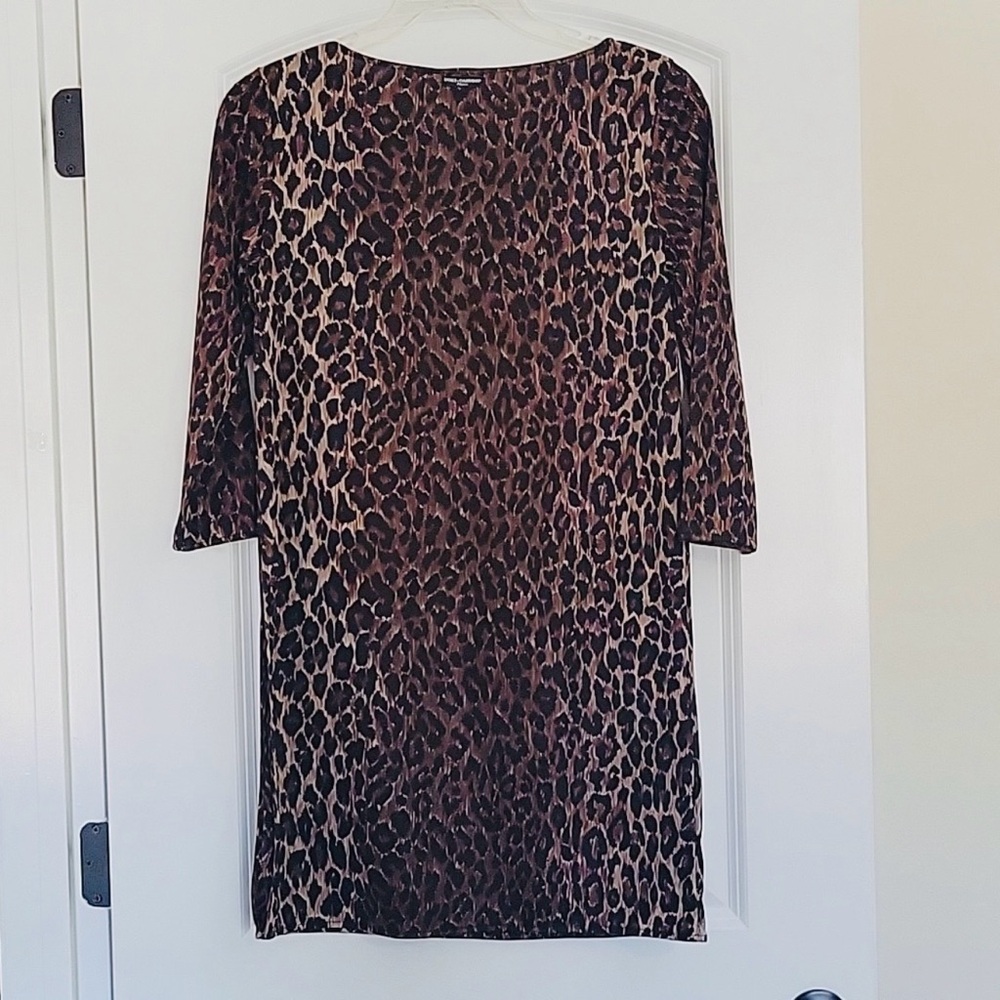 SHIRT/TUNIC: Leopard Print w/Side Split, EUC - image 8